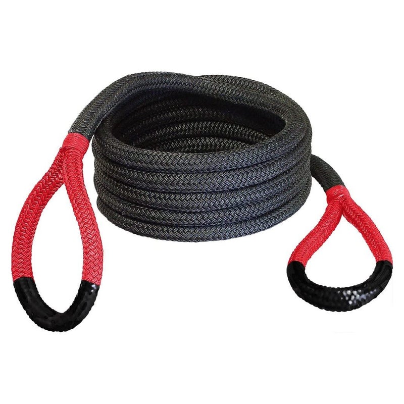 Bubba Rope Sidewinder Xtreme Model 176653RD Off-Road Power Stretch Kinetic Kit 5/8 x 20 ft. Recovery Rope with Breaking Strength of 14000 Lb. in Red/Black Color - Image 1